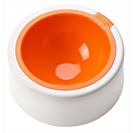 Felli Pet Felli Pet NPA2SB4-1-205-919 Kaleido 7 In. Supreme Pet Bowl Citrus NPA2SB4-1-205-919